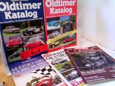 Konvolt: 5 Zeitschriften Auto und Motorrad Oltimer und Oldtimer Kataloge. div. A