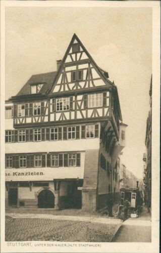 Ansichtskarte stuttgart unter - stuttgart,
