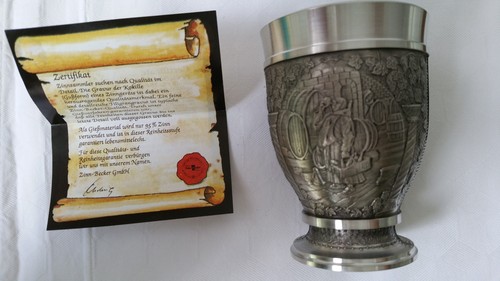Zinn becher von - becher,
