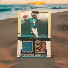 2002 Fleer Flair Jersey And Football Relics David Garrard Jacksonville Jaguars