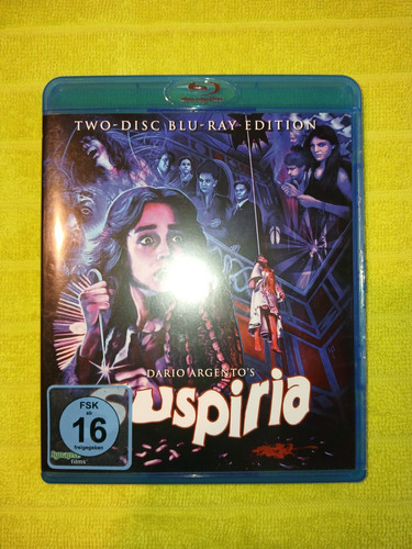 Suspiria disc blu ray - suspiria, blu-ray