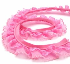 Rüschenspitze, rosa, 30mm