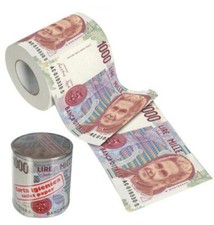 1 Rolle Toilettenpapier in