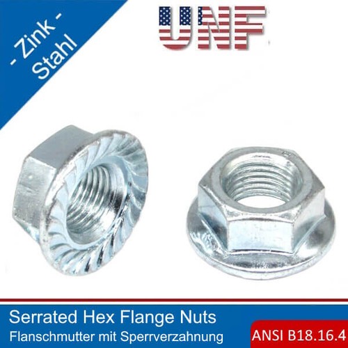 Unf sechskantmutter mit - unf,