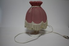 kleine shabby chic Tischlampe rosa, vintage