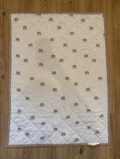 Krabbeldecke Baby Weiß Grau