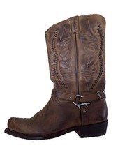 Biker stiefel braun neu - stiefel,