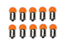 10x birne 12v 10w gelb - birne, ba15s