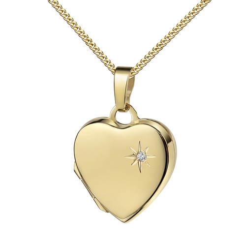Amulett mit brillant - mit,
