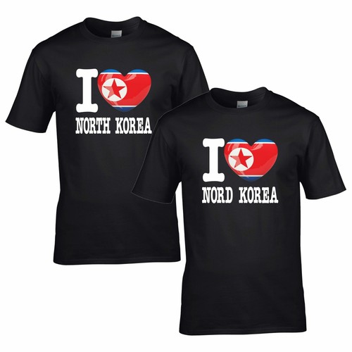 Shirt love nordkorea herren - shirt,