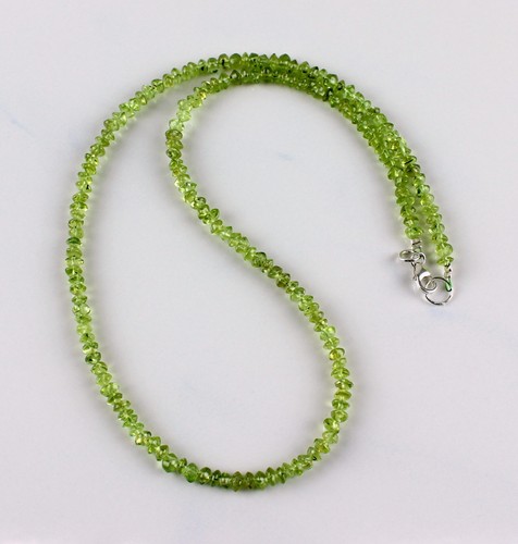 Peridot kette edelsteinkette - peridot,