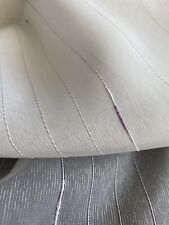 Gardinen Scheiben Vorhang Textil Stoffe Weblinien weiß lila Höhe 2,6m Länge 1,0m