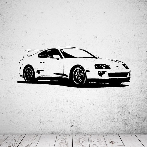 Wandtattoo toyota supra - wandtattoo,