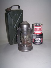 Feuerhand 176 E Pilzkopf ~ mit Wagen Halterung / incl. Extras ~ Petroleumlampe