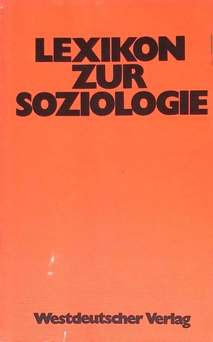 Lexikon zur soziologie - zur,