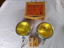 Bosch chrome Gelb Oldtimer Nebelscheinwerfer NEU NOS
