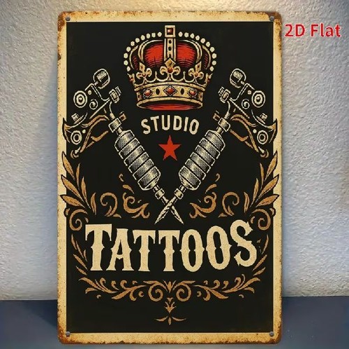Blechschild tattoos tattoo - blechschild,