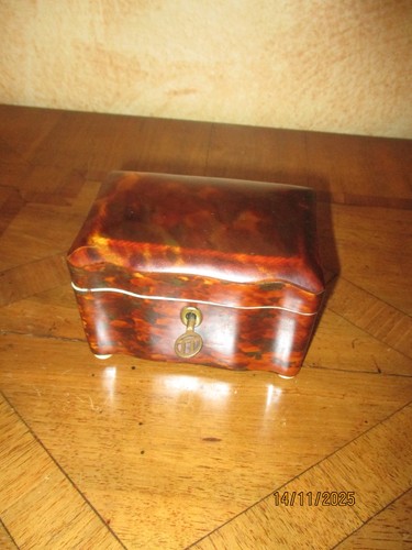 Dose schildpatt teedose - schildpatt,