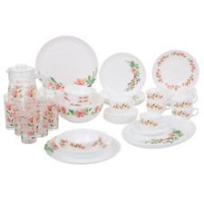 Luminarc Tafelservice Geschirrset Hartglas 6 Personen 46Tlg. Pfalnzenmuster