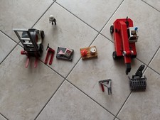 toller Playmobil Feuerwehr Kran, Hubwagen, Gabelstapler, Auto u. viel Zubehör
