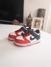 Nike Dunk Low EMB NBA 75th Anniversary Chicago Bulls DC9562-100 Jordan Toddler