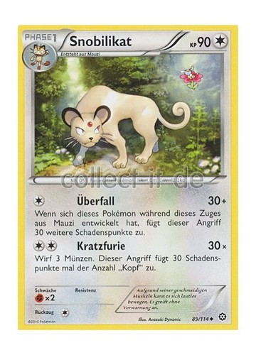 Pokemon 114 snobilikat - 89/114, xy