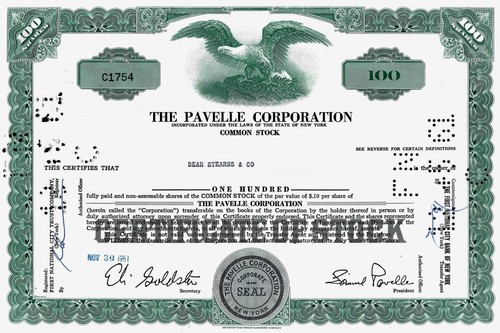 The pavelle corporation new - pavelle, corporation,
