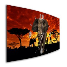 BM Wanduhr 60 cm x 30 cm