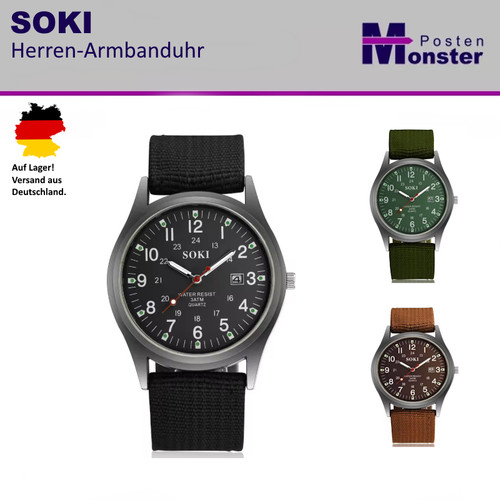 Soki armbanduhr herren - soki,