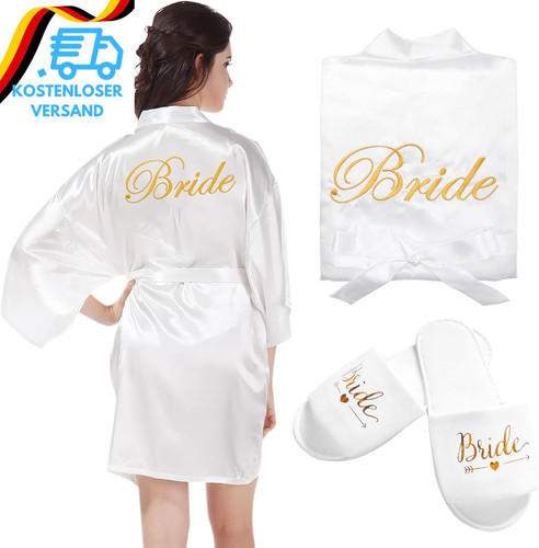Bride morgenmantel damen - damen, satin