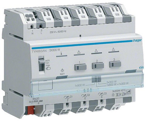 Hager universal dimmaktor - hager, universal-dimmaktor