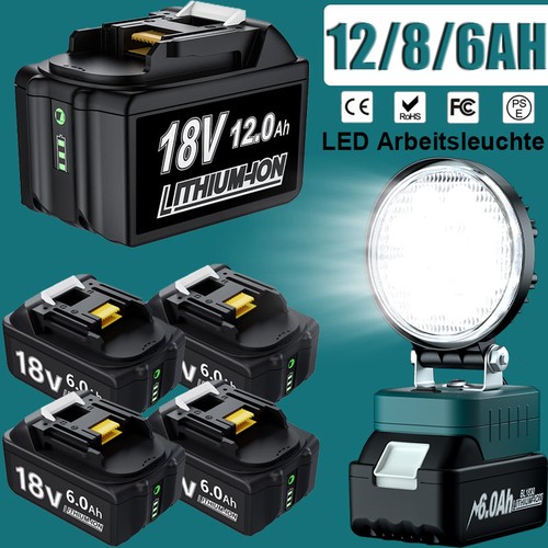 Für makita akku 18v - makita, 6ah