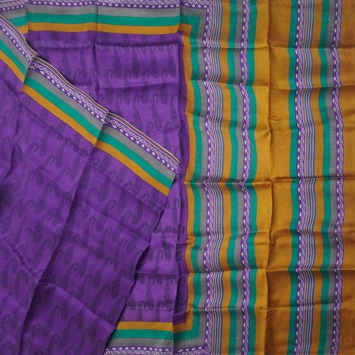 Vintage lila sarees - 100%, reine
