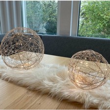 Drahtkugel champagnerfarben 15