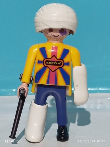 Playmobil figur unfall - figur, krank