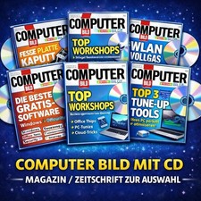 Computer Bild mit CD Magazin 