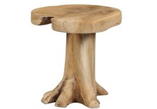 Hocker Teak Wurzel Holz massiv  Handarbeit Beistelltisch Nachttisch