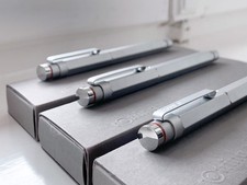Rotring Newton Füllhalter Füller Silber Feder F/M