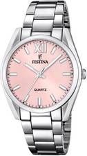 FESTINA F20622/2 Damen Armbanduhr 37 mm Edelstahl Silberfarben