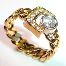 Ring 585 Gold 0.40 Diamanten
