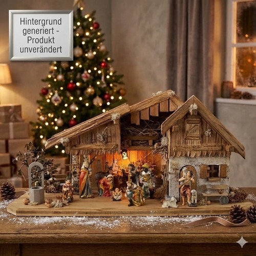 Festliche weihnachtskrippe - festliche,
