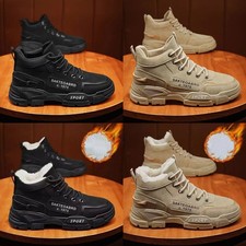 Herren Winter Schneestiefel Outdoor Wasserdichte Rutschfeste Warme Wanderschuhe