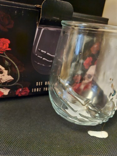 Totenköpfe und rosen 2er set - und,