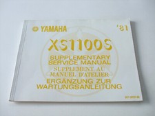 Yamaha XS 1100 S Ergänzung zur Wartungsanleitung Supplementary Service Manual