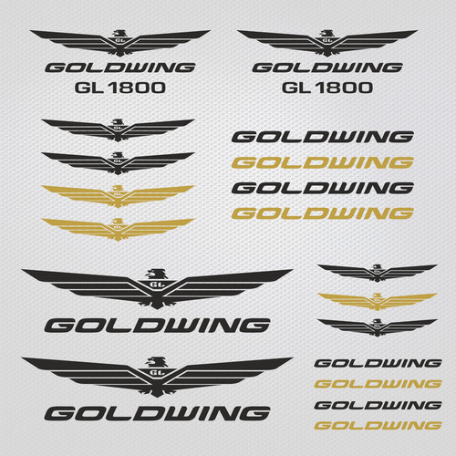 Honda goldwing aufkleber - goldwing, 19x