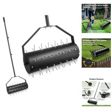 Ricyea Rasenbelüfter Manuell, Aerifizierer für Rasen, Rasenlüfter Walzen, Ras...