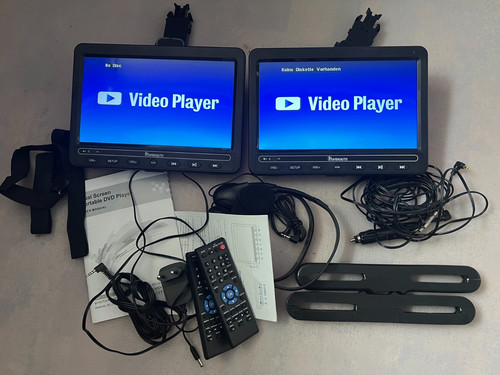Doppelter dvd player mit zwei - dvd-,