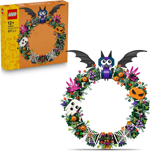 Lego halloween wanddeko kranz - halloween,