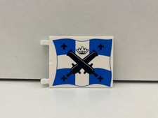 LEGO® Piraten Pirates Fahne Flagge 6x4 Blauröcke 2525pb018 aus 10320 NEU NEW EF