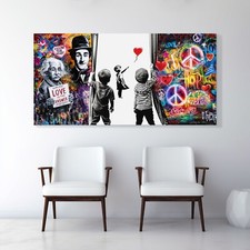 Banksy Graffiti Wandkunst